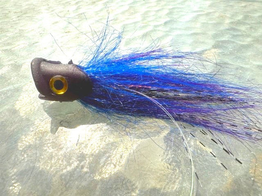 Kraken Tube Flies with Aqua Hair