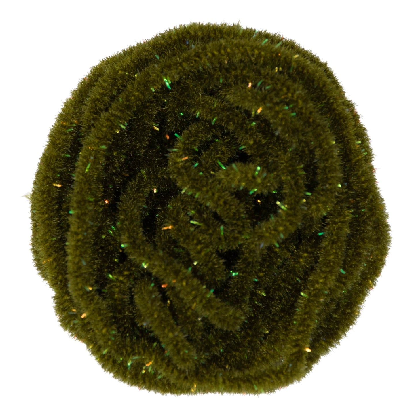Crystal Antron Chenille in Fluorescent Chartreuse