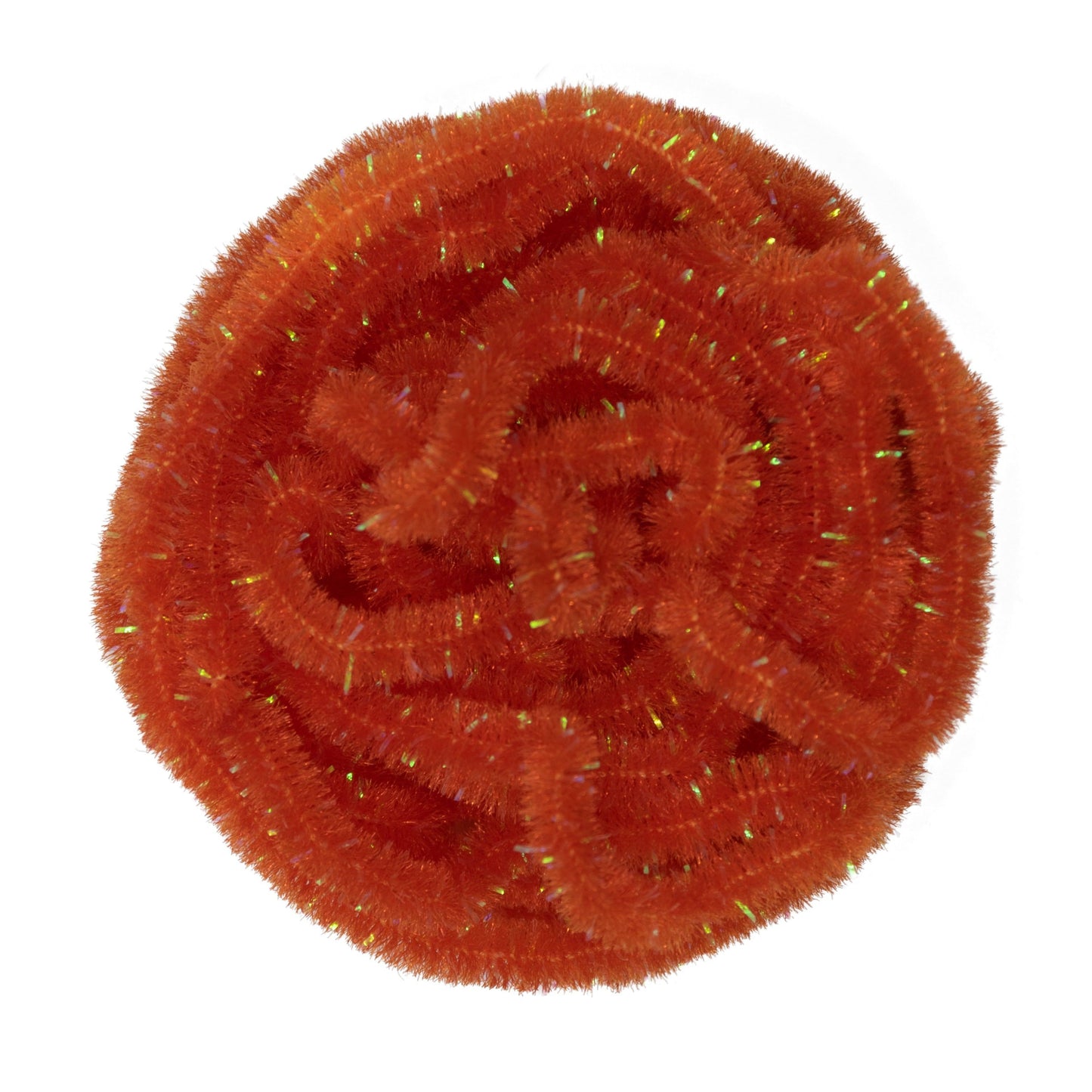 Crystal Antron Chenille in Fluorescent Pink