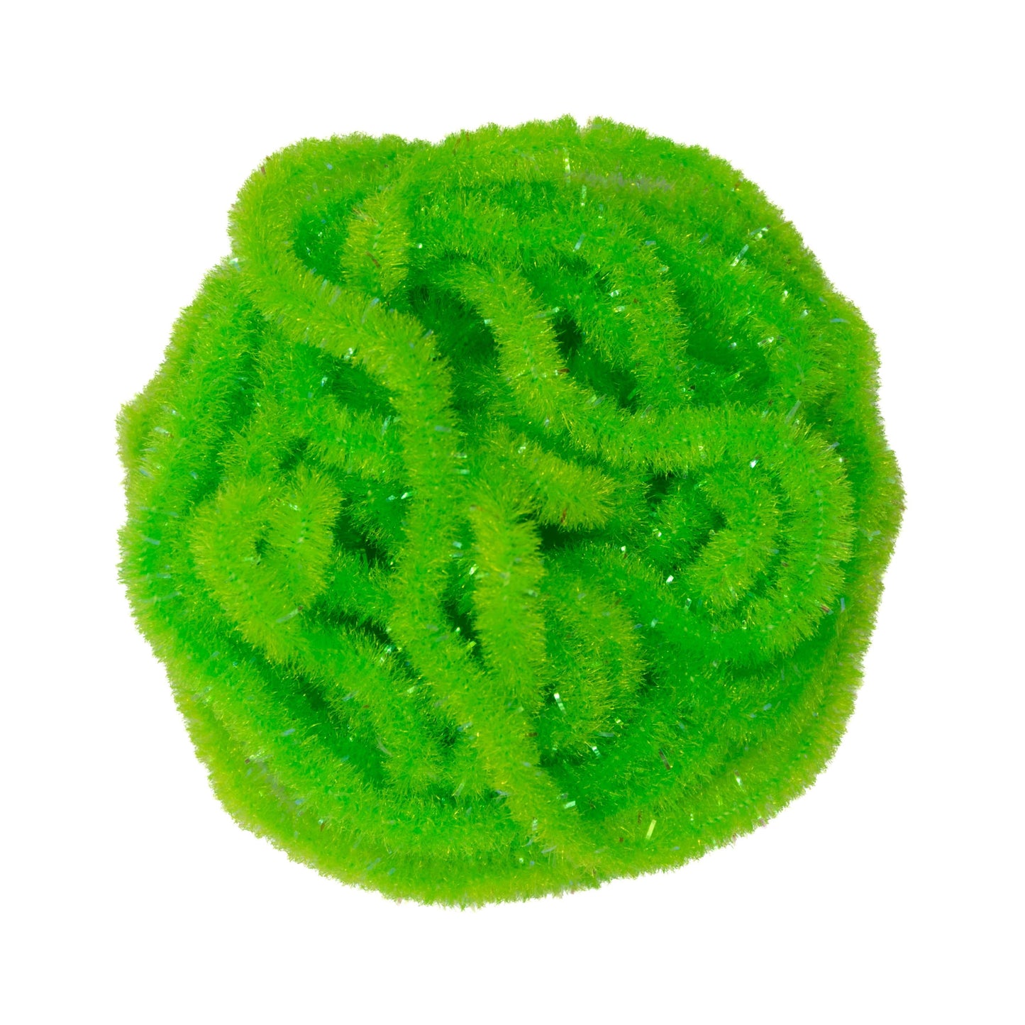 Crystal Antron Chenille in Fluorescent Red