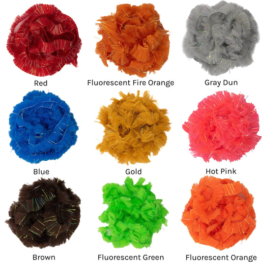 Synthetic Body Fur in Black